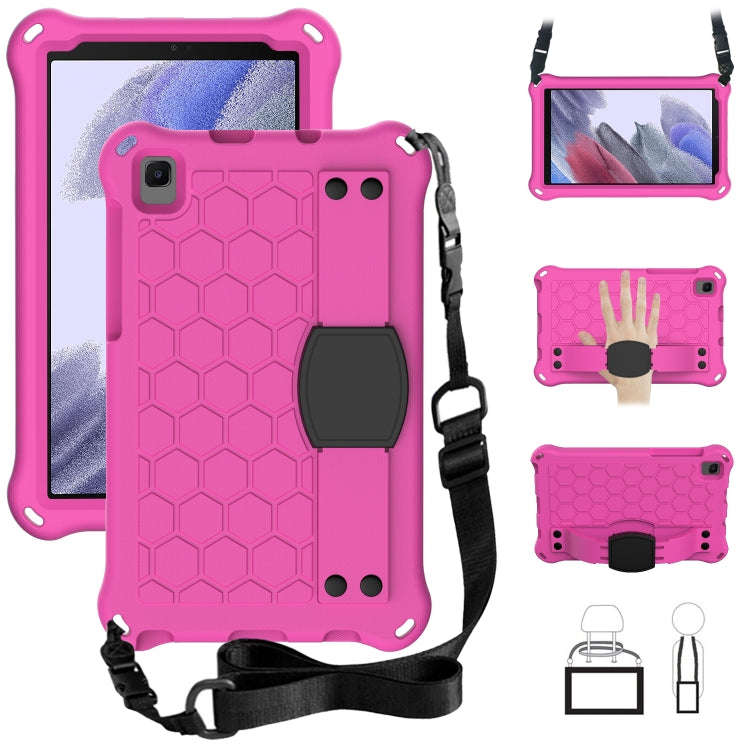 Honeycomb Design EVA + PC Material Four Corner Anti Falling Flat Protective Shell with Strap, For Samsung Galaxy A7 Lite T220 / T225