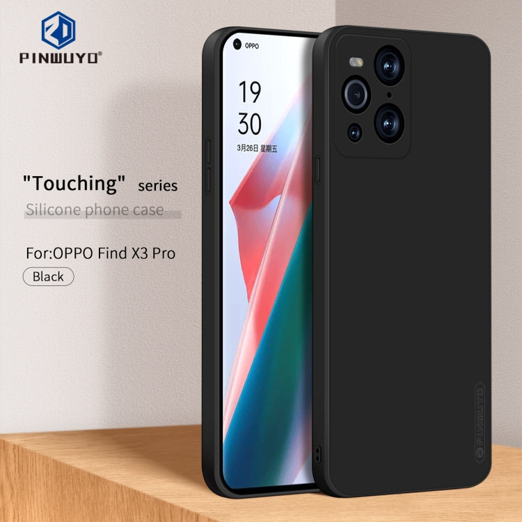 PINWUYO Touching Series Liquid Silicone TPU Shockproof Case, For OPPO Find X3 / Find X3 Pro, For OPPO Reno5 / Reno5 K / Find X3 Lite, For OPPO Realme GT / GT NEO / Realme Q3 Pro, For OPPO Realme X7 / Realme Q2 Pro, For OPPO Realme X7 Pro, For Meizu 18 ...