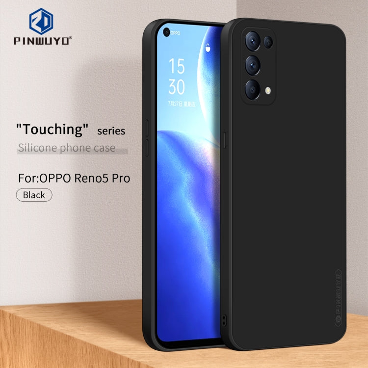 PINWUYO Touching Series Liquid Silicone TPU Shockproof Case, For OPPO Reno5 Pro, For OPPO Reno5 Pro Plus / Find X3 NEO, For vivo IQOO7, For vivo S9, For vivo S9e, For vivo X60