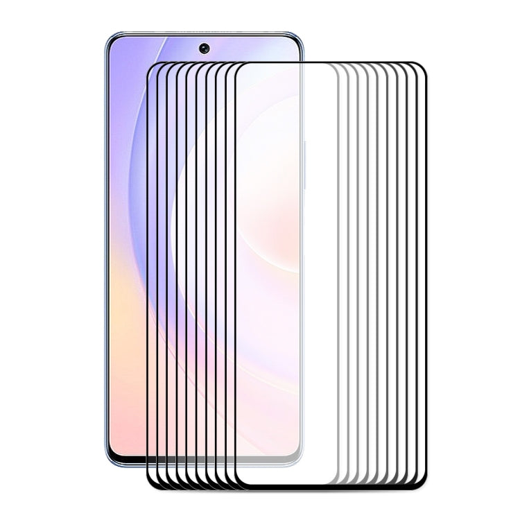 10 PCS ENKAY Hat-Prince Full Glue 0.26mm 9H 2.5D Tempered Glass Screen Protector Full Coverage Film, For Samsung Galaxy A22 4G, For Samsung Galaxy A22 5G, For Samsung Galaxy F22 / M22, For Honor 50 SE (10 PCS), For Samsung Galaxy F52 5G /G62 /M62      ...