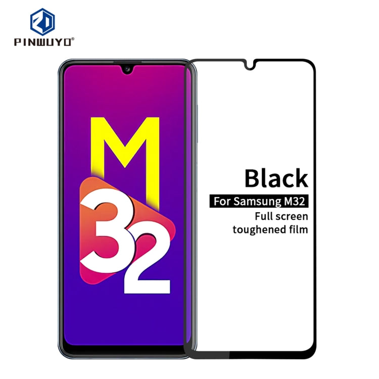 PINWUYO 9H 2.5D Full Screen Tempered Glass Film, For OPPO A16, For OPPO Reno6 Z, For Motorola MOTO One 5G Ace, For Samsung Galaxy M32