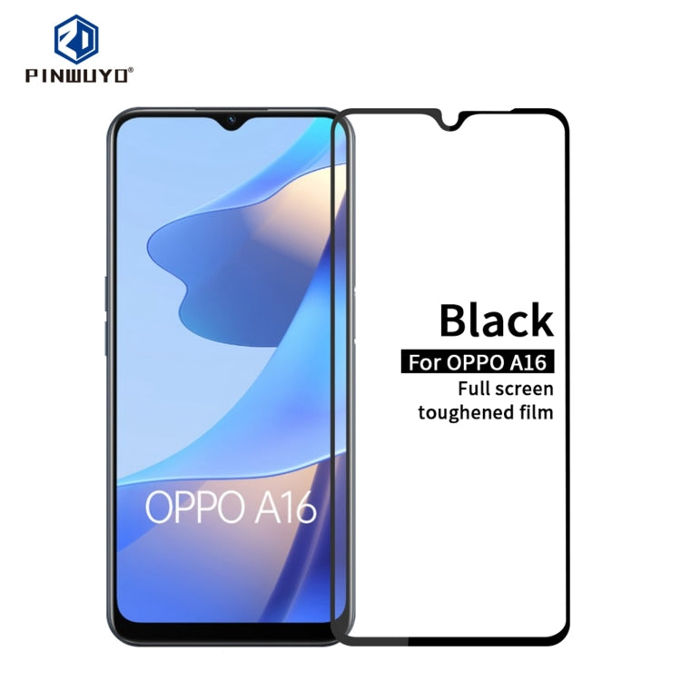 PINWUYO 9H 2.5D Full Screen Tempered Glass Film, For OPPO A16, For OPPO Reno6 Z, For Motorola MOTO One 5G Ace, For Samsung Galaxy M32