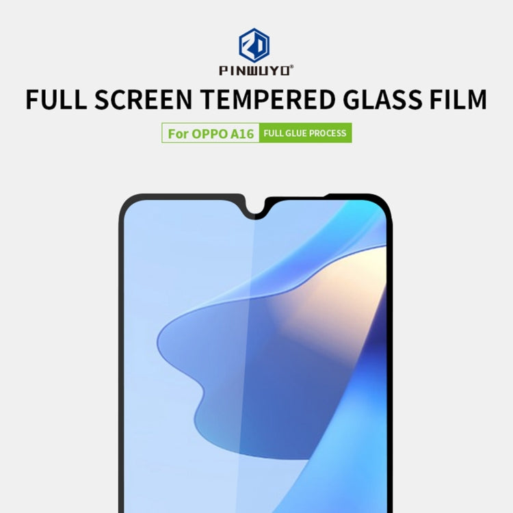 PINWUYO 9H 2.5D Full Screen Tempered Glass Film, For OPPO A16, For OPPO Reno6 Z, For Motorola MOTO One 5G Ace, For Samsung Galaxy M32