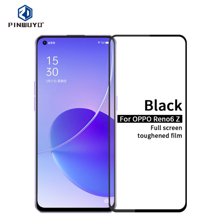PINWUYO 9H 2.5D Full Screen Tempered Glass Film, For OPPO A16, For OPPO Reno6 Z, For Motorola MOTO One 5G Ace, For Samsung Galaxy M32