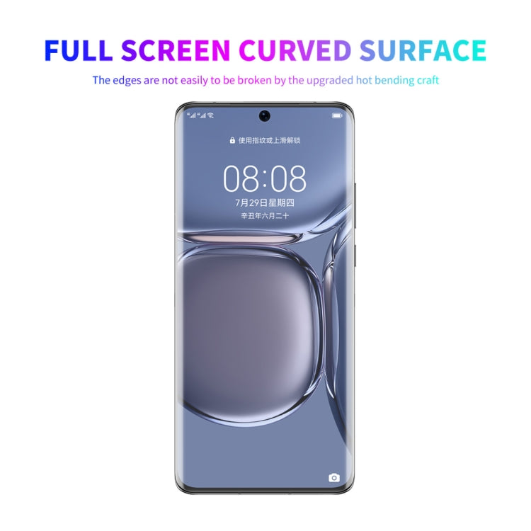 10 PCS ENKAY Hat-Prince 3D Curved Full Coverage PET Hot Bending HD Screen Protector Soft Film Support Fingerprint Unlock, For Huawei P50 Pro, For Honor 50 Pro, For Honor 50