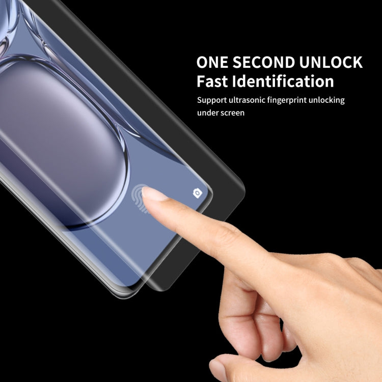 10 PCS ENKAY Hat-Prince 3D Curved Full Coverage PET Hot Bending HD Screen Protector Soft Film Support Fingerprint Unlock, For Huawei P50 Pro, For Honor 50 Pro, For Honor 50