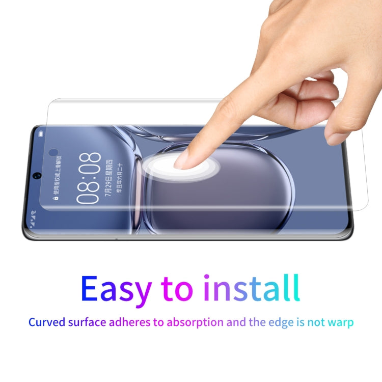 10 PCS ENKAY Hat-Prince 3D Curved Full Coverage PET Hot Bending HD Screen Protector Soft Film Support Fingerprint Unlock, For Huawei P50 Pro, For Honor 50 Pro, For Honor 50