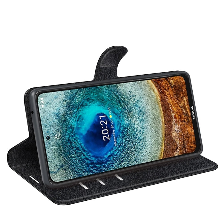 For Nokia X10/X20 Litchi Texture Horizontal Flip Protective Case with Holder & Card Slots & Wallet