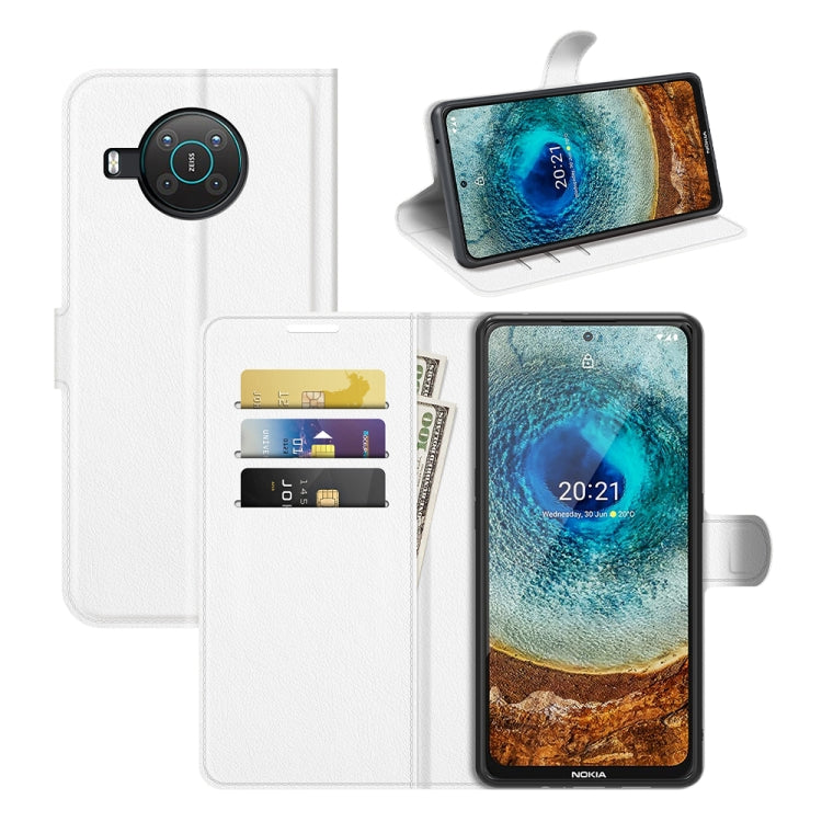 For Nokia X10/X20 Litchi Texture Horizontal Flip Protective Case with Holder & Card Slots & Wallet