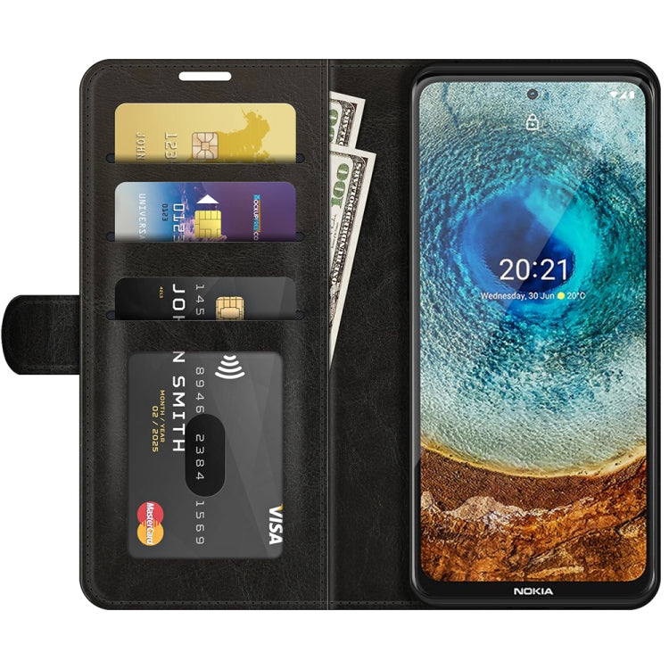 For Nokia X10/X20 R64 Texture Single Horizontal Flip Protective Case with Holder & Card Slots & Wallet& Photo Frame