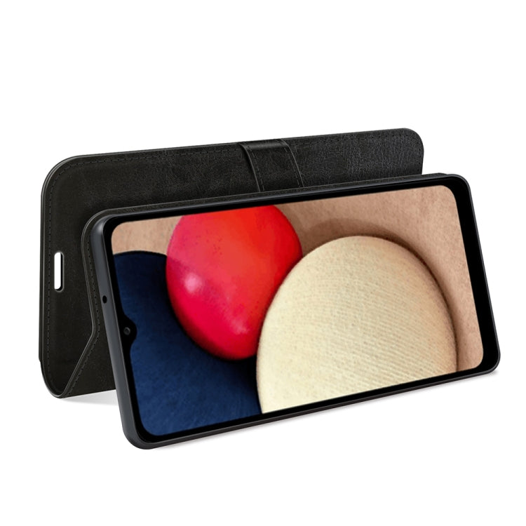 For Samsung Galaxy A03S R64 Texture Single Horizontal Flip Protective Case with Holder & Card Slots & Wallet& Photo Frame, For Samsung Galaxy A03s 164mm