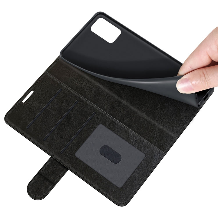 For Samsung Galaxy A03S R64 Texture Single Horizontal Flip Protective Case with Holder & Card Slots & Wallet& Photo Frame, For Samsung Galaxy A03s 164mm