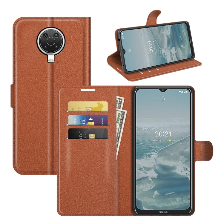 For Nokia G10/G20 Litchi Texture Horizontal Flip Protective Case with Holder & Card Slots & Wallet, For Nokia G10/G20, For Nokia XR20