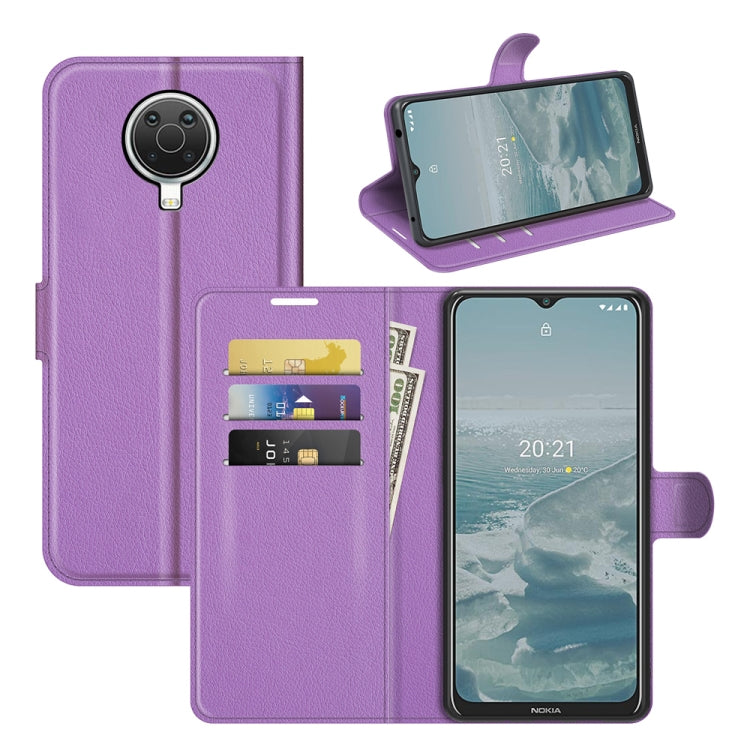 For Nokia G10/G20 Litchi Texture Horizontal Flip Protective Case with Holder & Card Slots & Wallet, For Nokia G10/G20, For Nokia XR20