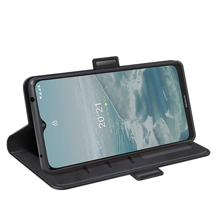 For Nokia G10/G20 Dual-side Magnetic Buckle Horizontal Flip Leather Case with Holder & Card Slots & Wallet, For Nokia G10/G20