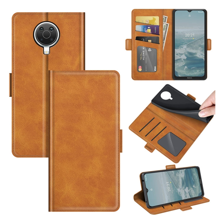 For Nokia G10/G20 Dual-side Magnetic Buckle Horizontal Flip Leather Case with Holder & Card Slots & Wallet, For Nokia G10/G20