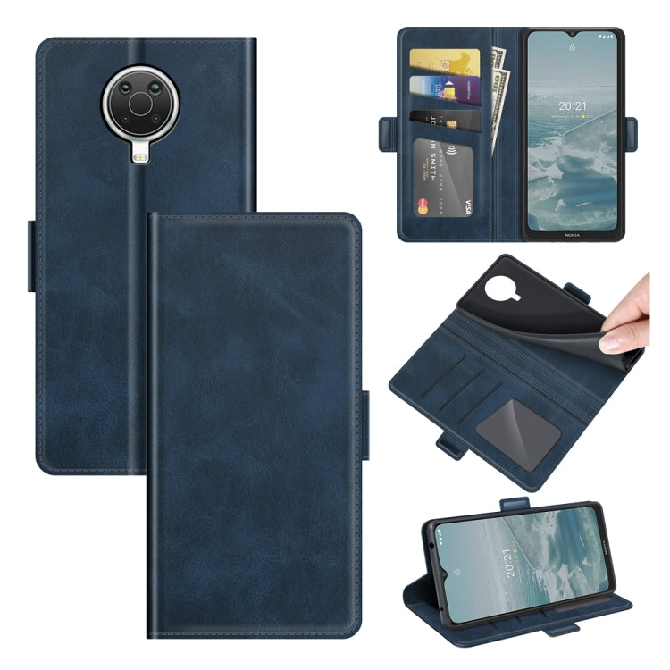 For Nokia G10/G20 Dual-side Magnetic Buckle Horizontal Flip Leather Case with Holder & Card Slots & Wallet, For Nokia G10/G20