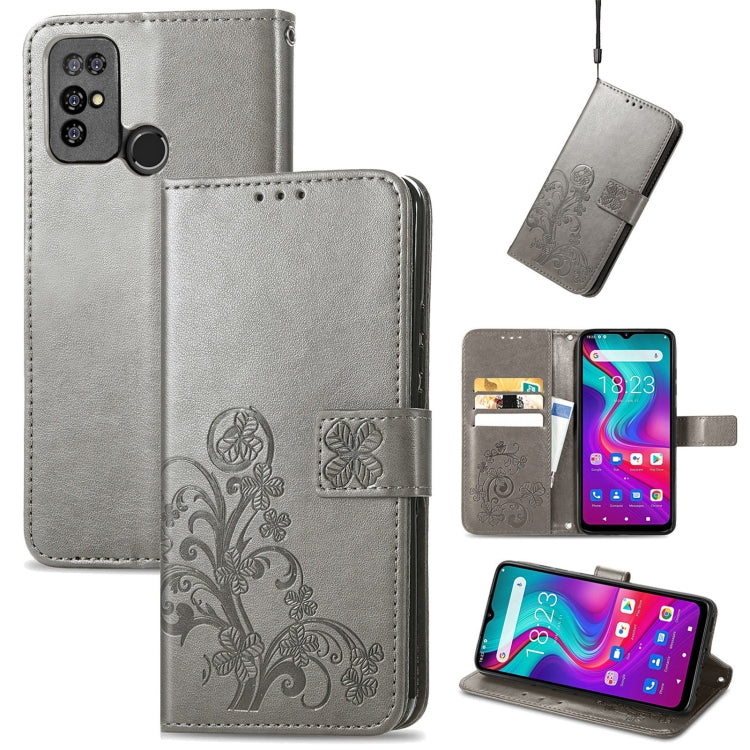 Four-leaf Clasp Embossed Buckle Mobile Phone Protection Leather Case with Lanyard & Card Slot & Wallet & Bracket Function, For Xiaomi Redmi K40 Gaming /Poco F3 GT, For OnePlus 9R, For Doogee X96 Pro, For  Doogee X96 Pro, For Wiko Jerry 4, For vivo V21e...