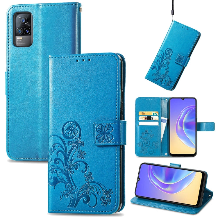 Four-leaf Clasp Embossed Buckle Mobile Phone Protection Leather Case with Lanyard & Card Slot & Wallet & Bracket Function, For Xiaomi Redmi K40 Gaming /Poco F3 GT, For OnePlus 9R, For Doogee X96 Pro, For  Doogee X96 Pro, For Wiko Jerry 4, For vivo V21e...