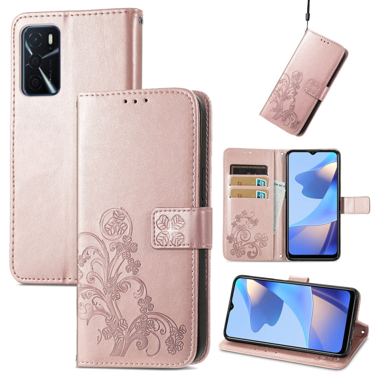 Four-leaf Clasp Embossed Buckle Mobile Phone Protection Leather Case with Lanyard & Card Slot & Wallet & Bracket Function, For Xiaomi Redmi K40 Gaming /Poco F3 GT, For OnePlus 9R, For Doogee X96 Pro, For  Doogee X96 Pro, For Wiko Jerry 4, For vivo V21e...