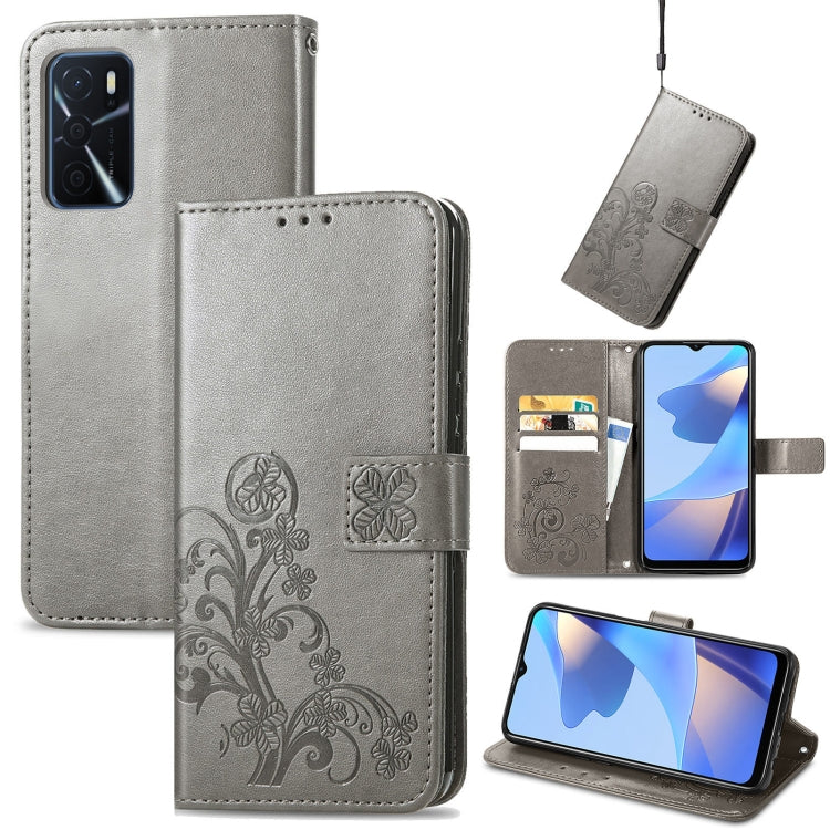 Four-leaf Clasp Embossed Buckle Mobile Phone Protection Leather Case with Lanyard & Card Slot & Wallet & Bracket Function, For Xiaomi Redmi K40 Gaming /Poco F3 GT, For OnePlus 9R, For Doogee X96 Pro, For  Doogee X96 Pro, For Wiko Jerry 4, For vivo V21e...
