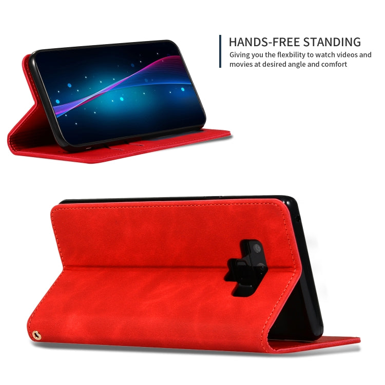 Retro Skin Feel Business Magnetic Horizontal Flip Leather Case for Samsung Galaxy NOTE 9三星, For Galaxy Note 9