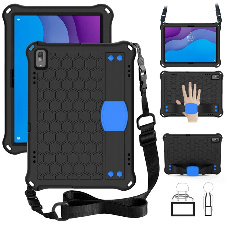 Honeycomb Design EVA + PC Material Four Corner Anti Falling Flat Protective Shell with Strap, For Lenovo Tab M10 TB-X505X/F, For Lenovo Smart Tab M10 TB-605F, For Lenovo Smart Tab M10 TB-606F, For Lenovo Tab P10 TB-X705F/L, For Lenovo Tab E10 TB-X104F ...