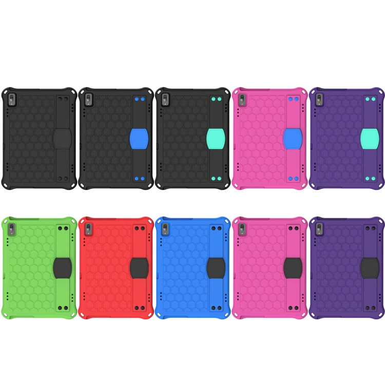 Honeycomb Design EVA + PC Material Four Corner Anti Falling Flat Protective Shell with Strap, For Lenovo Tab M10 TB-X505X/F, For Lenovo Smart Tab M10 TB-605F, For Lenovo Smart Tab M10 TB-606F, For Lenovo Tab P10 TB-X705F/L, For Lenovo Tab E10 TB-X104F ...