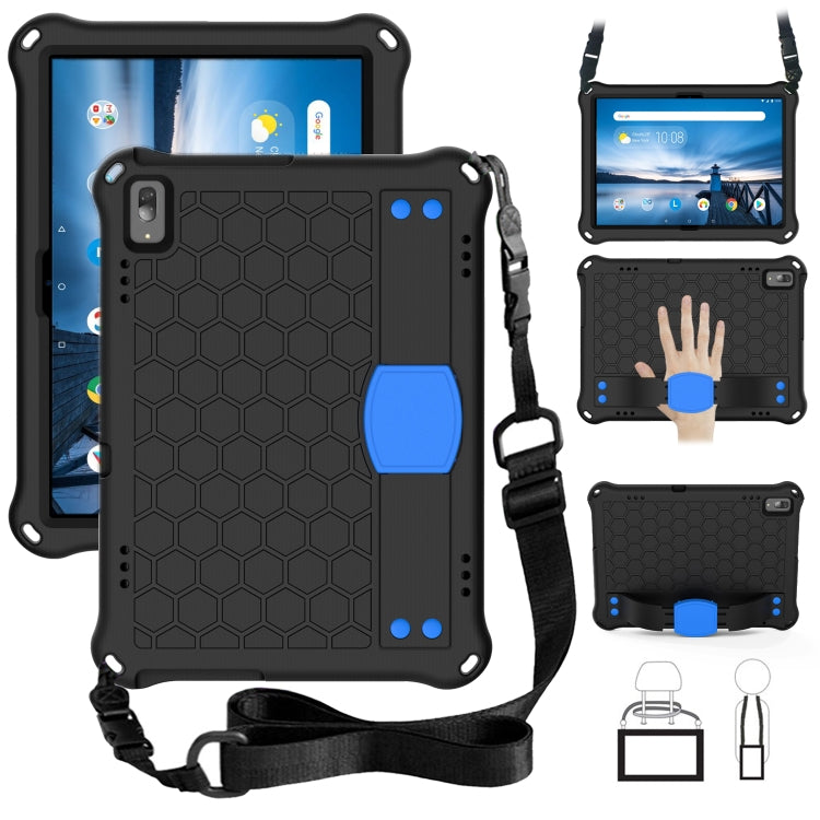 Honeycomb Design EVA + PC Material Four Corner Anti Falling Flat Protective Shell with Strap, For Lenovo Tab M10 TB-X505X/F, For Lenovo Smart Tab M10 TB-605F, For Lenovo Smart Tab M10 TB-606F, For Lenovo Tab P10 TB-X705F/L, For Lenovo Tab E10 TB-X104F ...