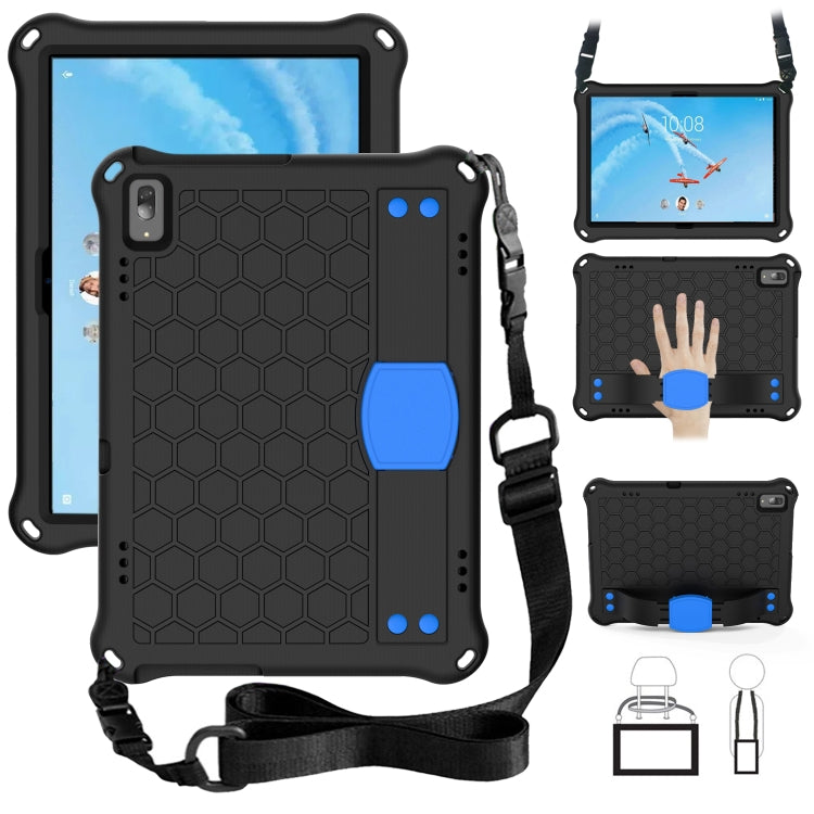 Honeycomb Design EVA + PC Material Four Corner Anti Falling Flat Protective Shell with Strap, For Lenovo Tab M10 TB-X505X/F, For Lenovo Smart Tab M10 TB-605F, For Lenovo Smart Tab M10 TB-606F, For Lenovo Tab P10 TB-X705F/L, For Lenovo Tab E10 TB-X104F ...