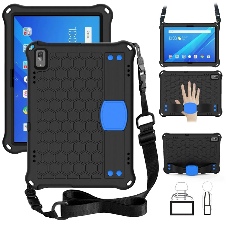 Honeycomb Design EVA + PC Material Four Corner Anti Falling Flat Protective Shell with Strap, For Lenovo Tab M10 TB-X505X/F, For Lenovo Smart Tab M10 TB-605F, For Lenovo Smart Tab M10 TB-606F, For Lenovo Tab P10 TB-X705F/L, For Lenovo Tab E10 TB-X104F ...