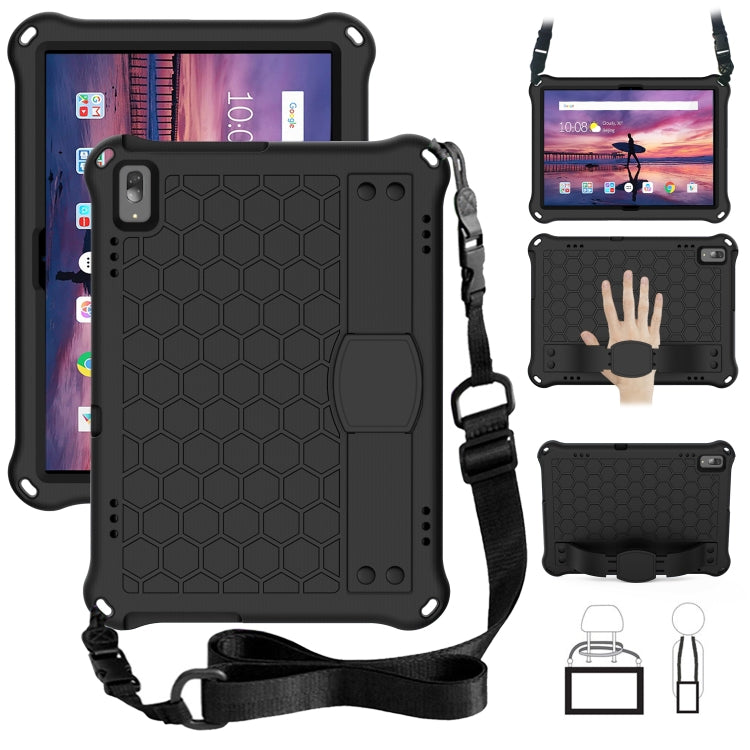 Honeycomb Design EVA + PC Material Four Corner Anti Falling Flat Protective Shell with Strap, For Lenovo Tab 4 10 TB-X304F/N