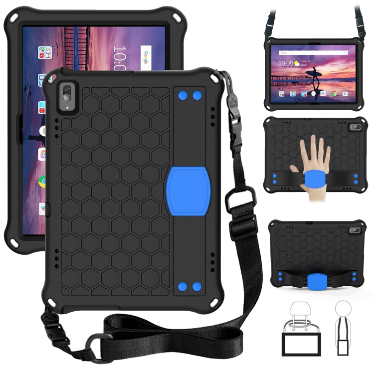 Honeycomb Design EVA + PC Material Four Corner Anti Falling Flat Protective Shell with Strap, For Lenovo Tab 4 10 TB-X304F/N