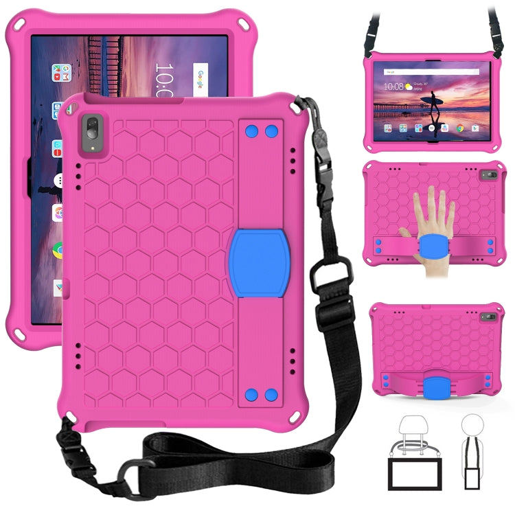 Honeycomb Design EVA + PC Material Four Corner Anti Falling Flat Protective Shell with Strap, For Lenovo Tab 4 10 TB-X304F/N
