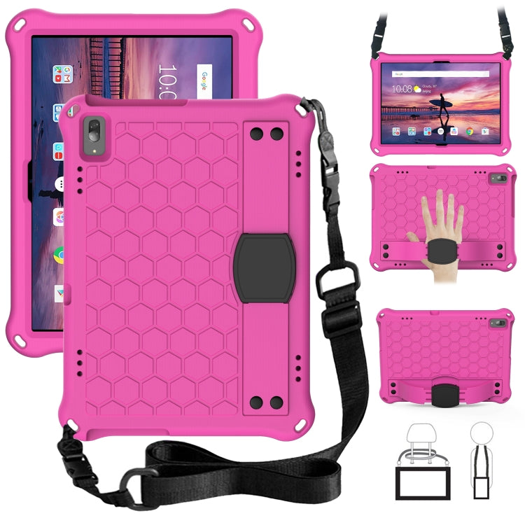 Honeycomb Design EVA + PC Material Four Corner Anti Falling Flat Protective Shell with Strap, For Lenovo Tab 4 10 TB-X304F/N