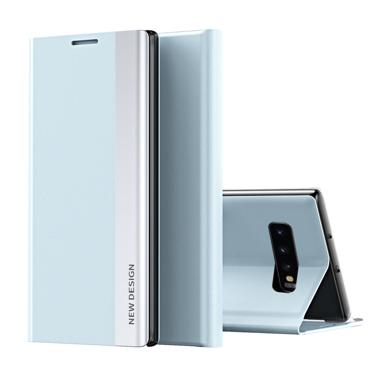 Side Electroplated Magnetic Ultra-Thin Horizontal Flip Leather Case with Holder, For Samsung Galaxy S20, For Samsung Galaxy S20 Plus, For Samsung Galaxy S20 Ultra, For Samsung Galaxy S10, For Samsung Galaxy S10 Plus, For Samsung Galaxy S8
