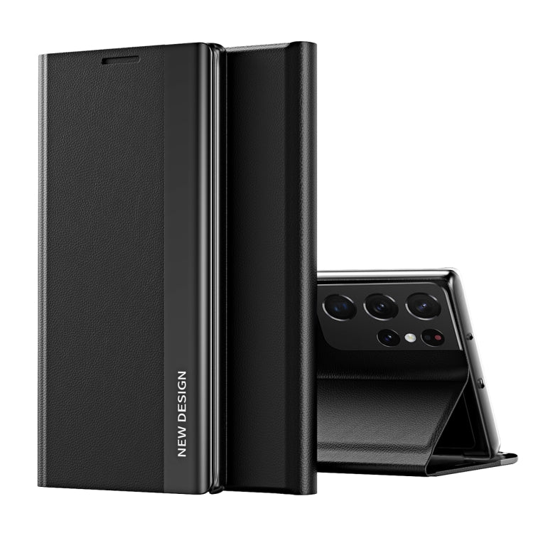 Side Electroplated Magnetic Ultra-Thin Horizontal Flip Leather Case with Holder, For Samsung Galaxy S8 Plus, For Samsung Galaxy Note20, For Samsung Galaxy Note20 Ultra, For Galaxy M60S/Note 10 Lite/A81, For Samsung Galaxxy A32 4G                       ...