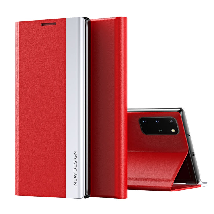 Side Electroplated Magnetic Ultra-Thin Horizontal Flip Leather Case with Holder, For Samsung Galaxy A71 4G, For Samsung Galaxy S21 FE, For Samsung Galaxy A51 5G, For Samsung Galaxy A71 5G