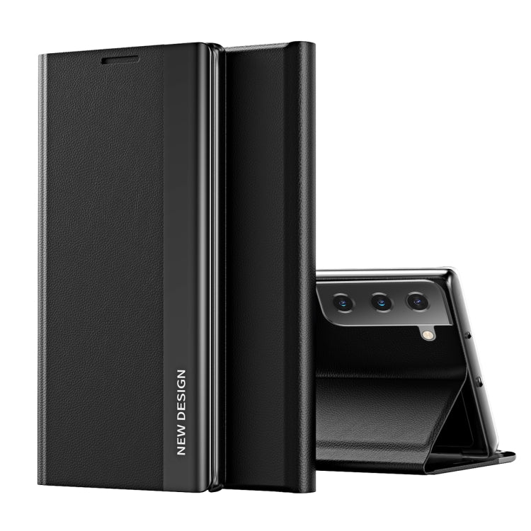 Side Electroplated Magnetic Ultra-Thin Horizontal Flip Leather Case with Holder, For Samsung Galaxy A71 4G, For Samsung Galaxy S21 FE, For Samsung Galaxy A51 5G, For Samsung Galaxy A71 5G