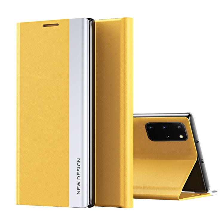 Side Electroplated Magnetic Ultra-Thin Horizontal Flip Leather Case with Holder, For Samsung Galaxy A71 4G, For Samsung Galaxy S21 FE, For Samsung Galaxy A51 5G, For Samsung Galaxy A71 5G