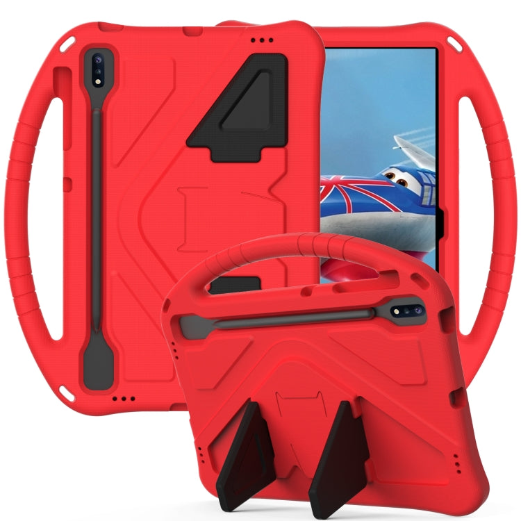 EVA Flat Anti Falling Protective Case Shell with Holder, For Sumsung Galaxy S7 FE T730 / T736, For Samsung Galaxy Tab S8+ / Tab S8 Plus /  Tab S7 FE / Tab S7+ T970/T975/T976