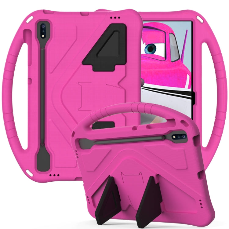 EVA Flat Anti Falling Protective Case Shell with Holder, For Sumsung Galaxy S7 FE T730 / T736, For Samsung Galaxy Tab S8+ / Tab S8 Plus /  Tab S7 FE / Tab S7+ T970/T975/T976