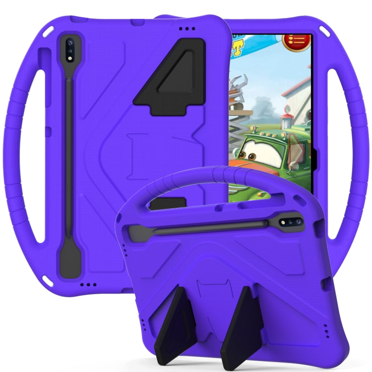 EVA Flat Anti Falling Protective Case Shell with Holder, For Sumsung Galaxy S7 FE T730 / T736, For Samsung Galaxy Tab S8+ / Tab S8 Plus /  Tab S7 FE / Tab S7+ T970/T975/T976