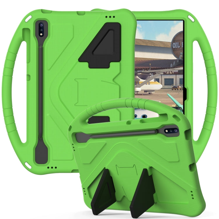 EVA Flat Anti Falling Protective Case Shell with Holder, For Sumsung Galaxy S7 FE T730 / T736, For Samsung Galaxy Tab S8+ / Tab S8 Plus /  Tab S7 FE / Tab S7+ T970/T975/T976