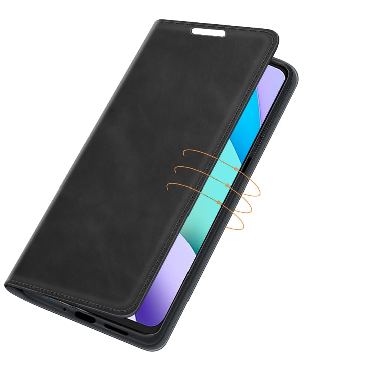 For Xiaomi Redmi 10 Retro-skin Business Magnetic Suction Leather Case with Holder & Card Slots & Wallet, For Xiaomi Redmi 10