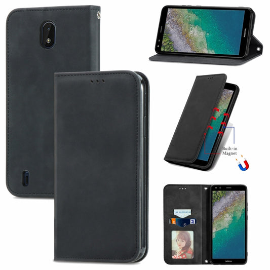 Retro Skin Feel Business Magnetic Horizontal Flip Leather Case with Holder & Card Slots & Wallet & Photo Frame, For Nokia C01 Plus, For Nokia  XR 20, For Huawei Maimang 10 SE, For Cubot Note 20, For Alcatel 1S 2021, For ZTE Nubia Z30 Pro               ...