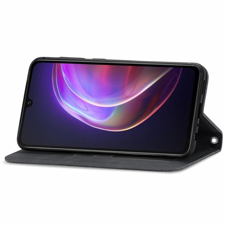Retro Skin Feel Business Magnetic Horizontal Flip Leather Case with Holder & Card Slots & Wallet & Photo Frame, For vivo V21, For vivo V20 2021, For vivo S10/ S10 Pro, For vivo S7, For vivo S7 E, For LG Velvet 2 Pro, For Huawei Bova 8 SE Youth         ...