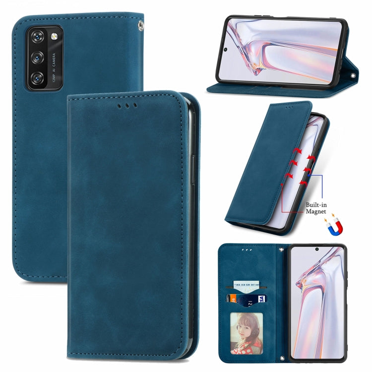 Retro Skin Feel Business Magnetic Horizontal Flip Leather Case with Holder & Card Slots & Wallet & Photo Frame, For vivo V21, For vivo V20 2021, For vivo S10/ S10 Pro, For vivo S7, For vivo S7 E, For LG Velvet 2 Pro, For Huawei Bova 8 SE Youth         ...