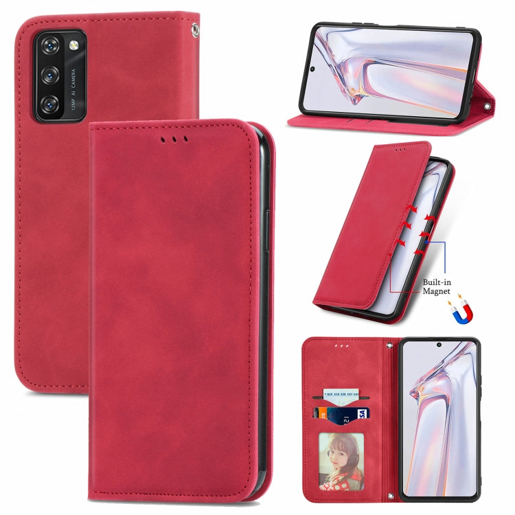 Retro Skin Feel Business Magnetic Horizontal Flip Leather Case with Holder & Card Slots & Wallet & Photo Frame, For vivo V21, For vivo V20 2021, For vivo S10/ S10 Pro, For vivo S7, For vivo S7 E, For LG Velvet 2 Pro, For Huawei Bova 8 SE Youth         ...