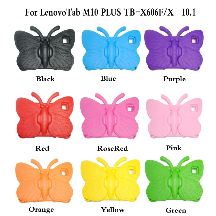 Butterfly Bracket Style EVA Children Falling Proof Cover Protective Case, For Lenovo Tab M10 Plus TB-X606F/X 10.1